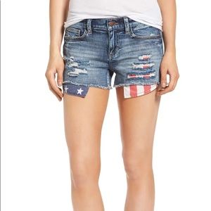 Nordstrom rack Stars and Stripes denim shorts